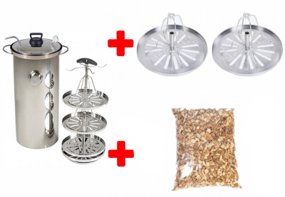 Коптильня горячего копчения Браво (Bravo) 30 литров ЛЮКС