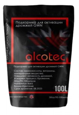 Подкормка для дрожжей Alcotec GWN, 50 гр