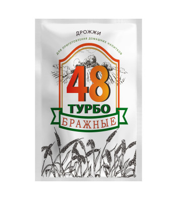 Спиртовые дрожжи БРАЖНЫЕ ТУРБО 48, 130 г